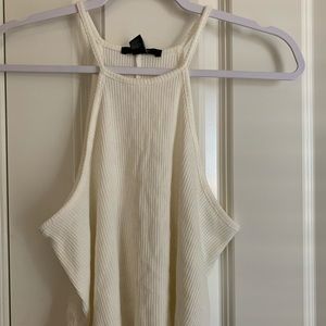 White halter top tank top.